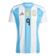 Argentina Julian Alvarez #9 Tricou Fotbal Replică Copa America 2024 Barbati Acasa